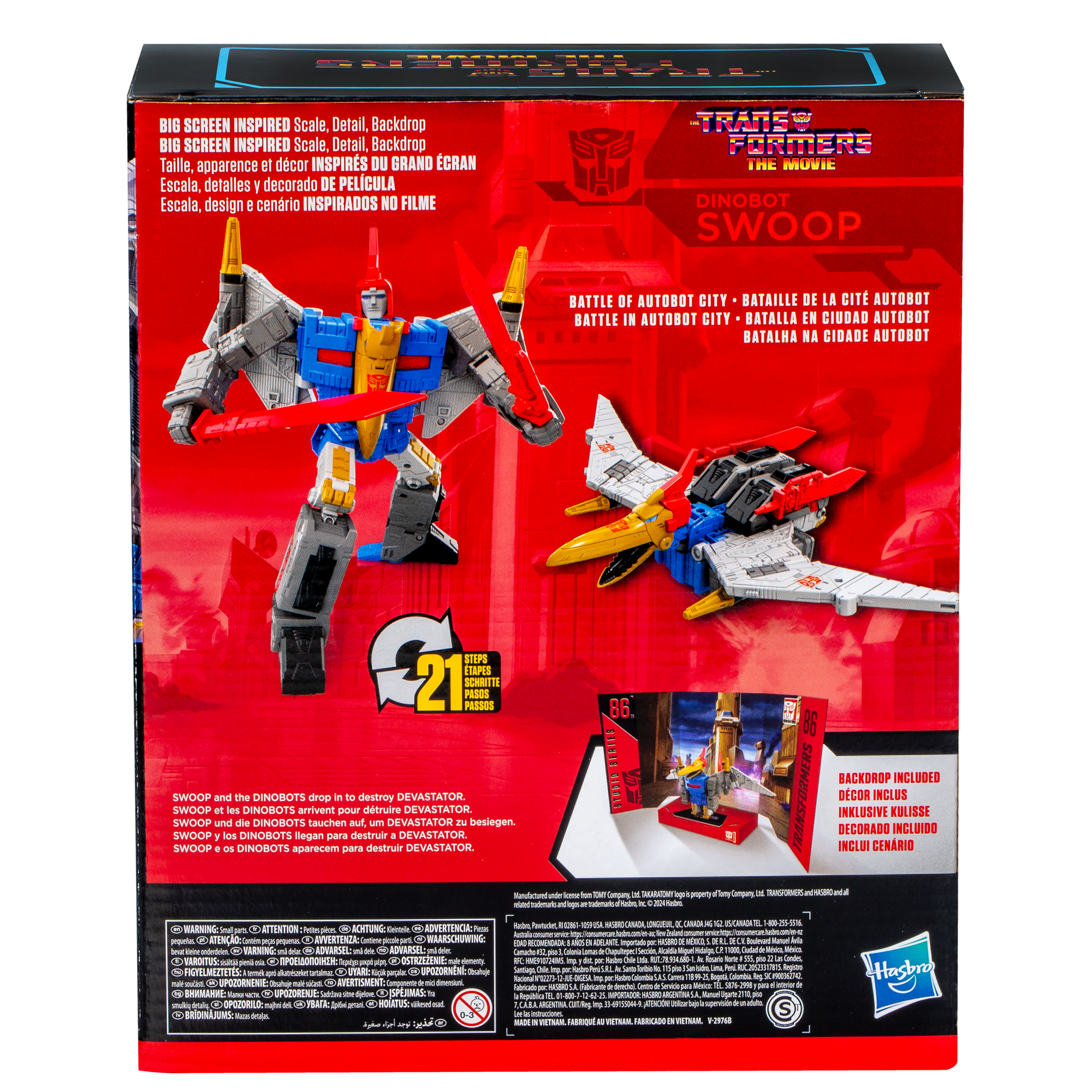 Transformers Studio Series Leader The Transformers: The Movie 86-26 Dinobot Swoop