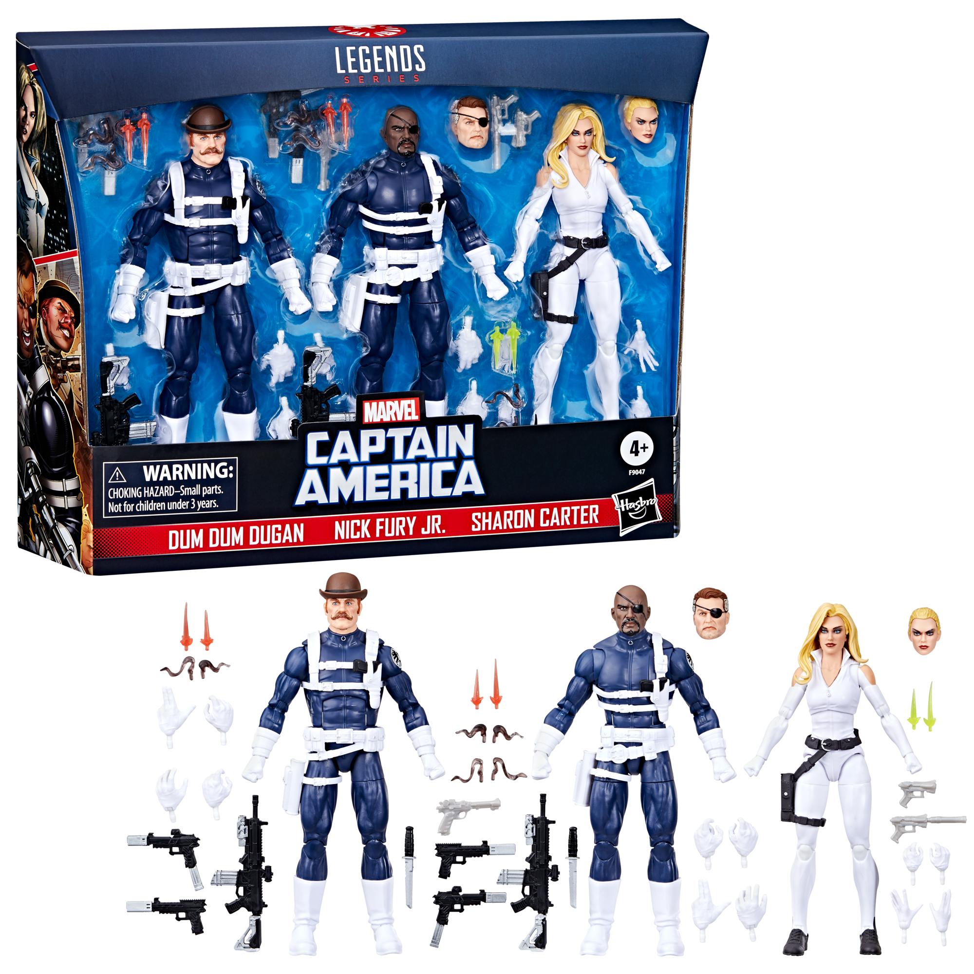 Marvel Legends Series S.H.I.E.L.D. 3-Pack Figures