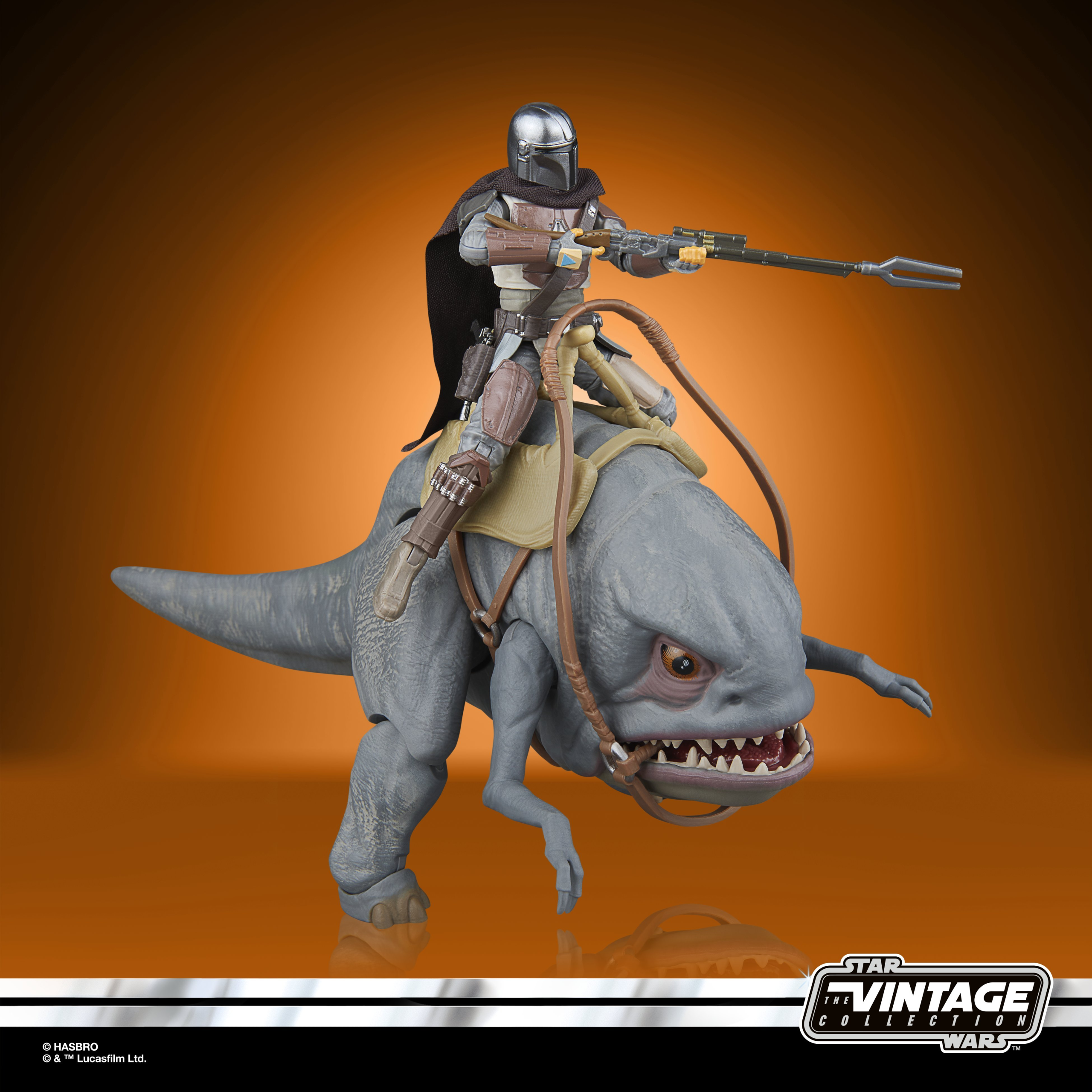 STAR WARS The Vintage Collection Blurrg & The Mandalorian