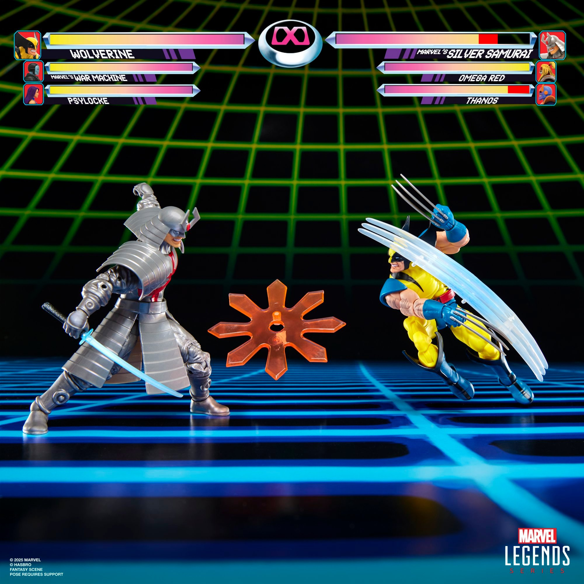 Marvel Legends Series Gamerverse Wolverine vs Marvel's Silver Samurai